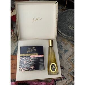 Vintage Tweed Cologne Bath Powder Letheric Perfume Set